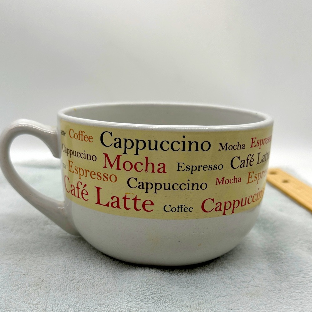 Cappuccino Mocha Large Ceramic Mug 22oz